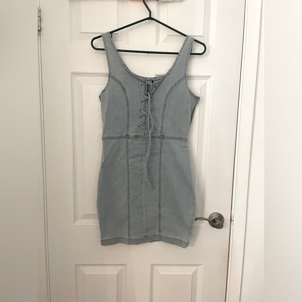LIGHT DENIM DRESS